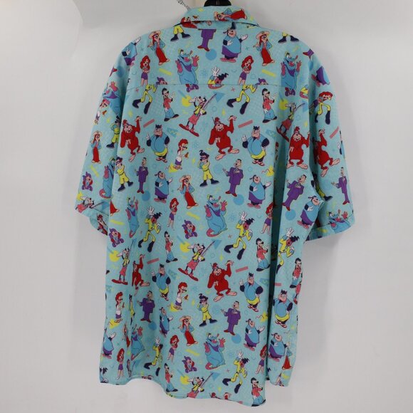 RSVLTS Shirt Mens 3XL Disney A Goofy Movie The Whole Goofin Gang Button Down - Picture 9 of 15